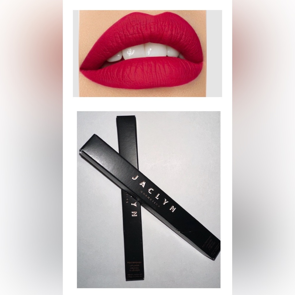 2-Jaclyn Cosmetics Poutspoken Lip Liner “No Control” Full Size .042 oz/1.2 g NIB